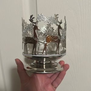 bath and body works reindeer 3 wick candle holder